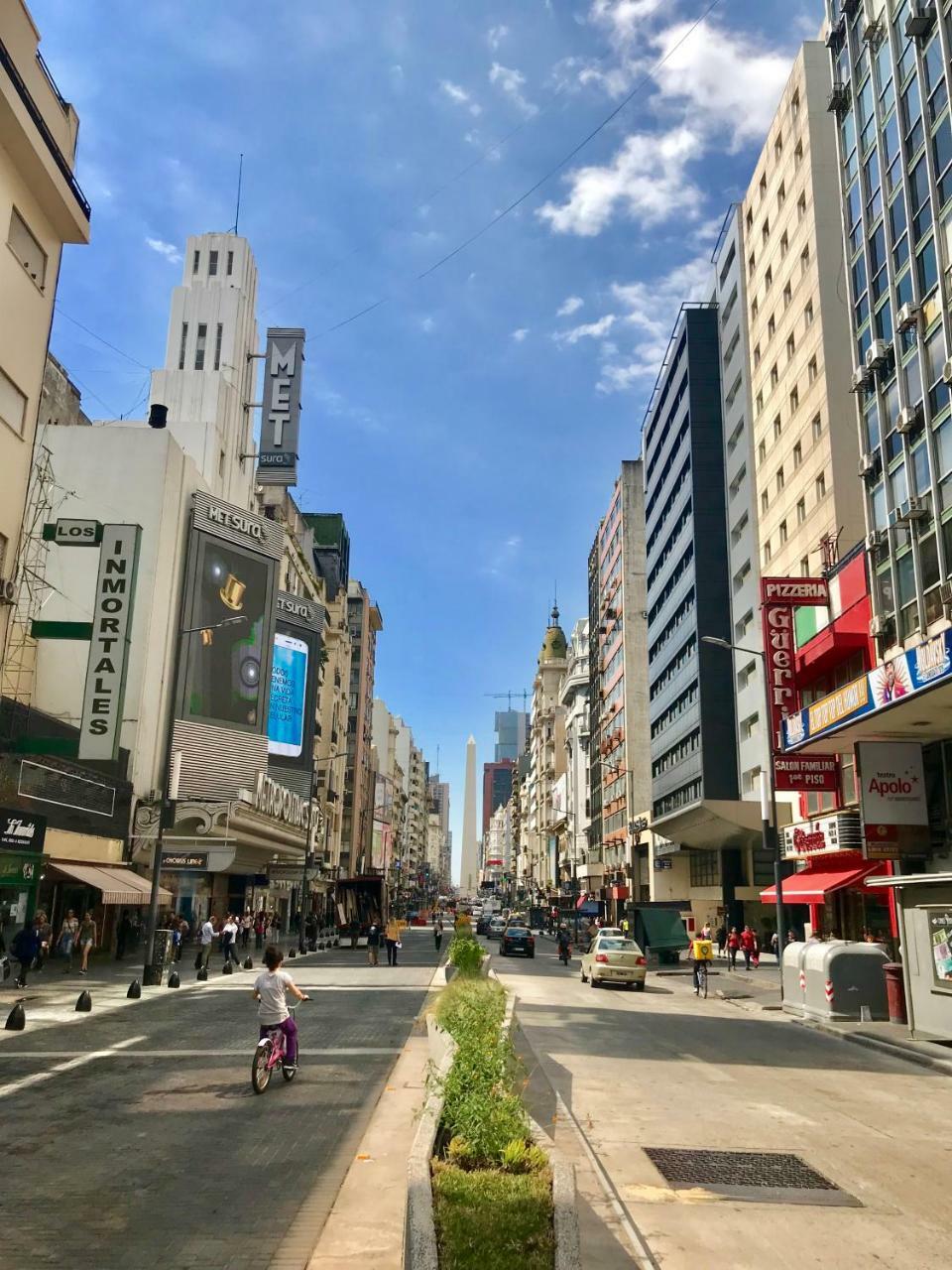 Estilo Y Comodidad En Av Corrientes, Departamento Con Estacionamiento Para Autos Буэнос-Айрес Экстерьер фото